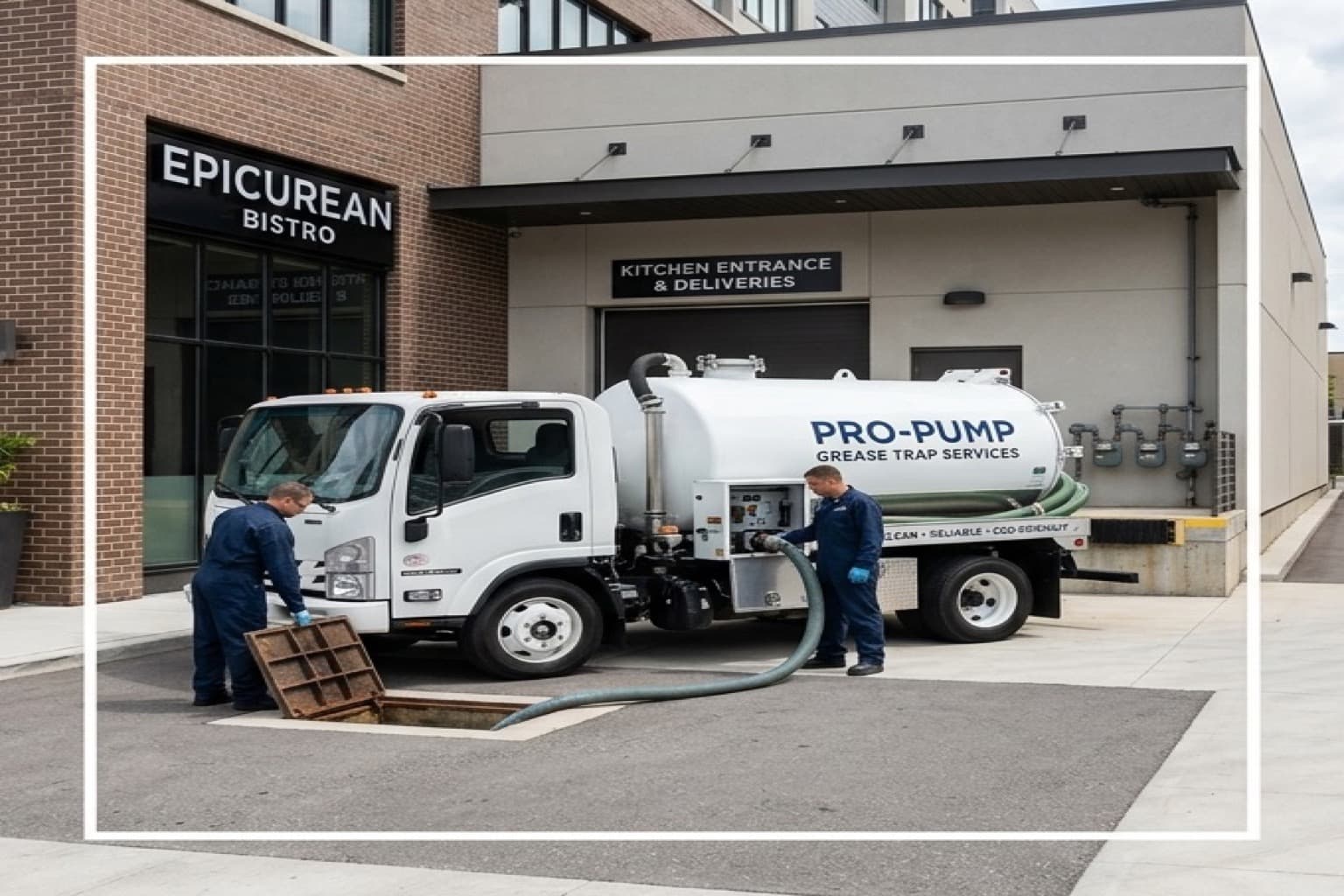 Grease Trap Service industry scene