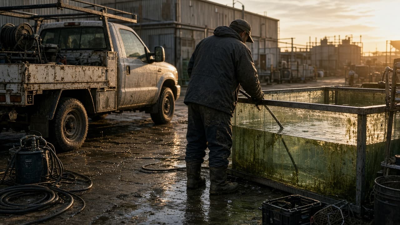 Aquarium Service industry scene