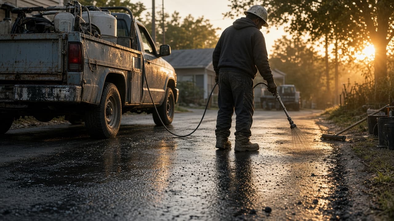 Driveway Sealing industry scene