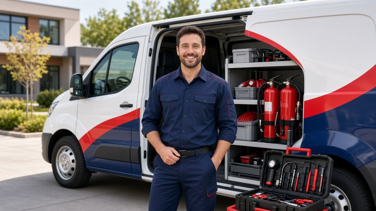 Fire Extinguisher Service industry scene