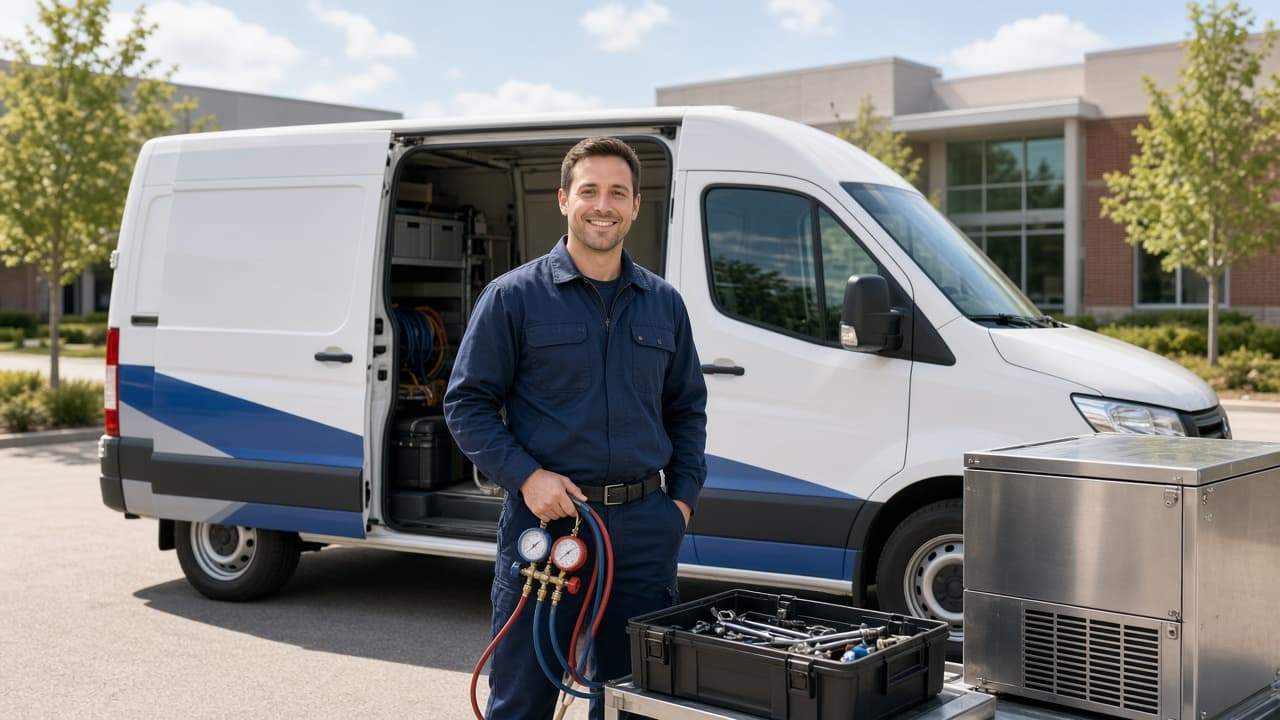 Commercial Ice Machine Service industry scene