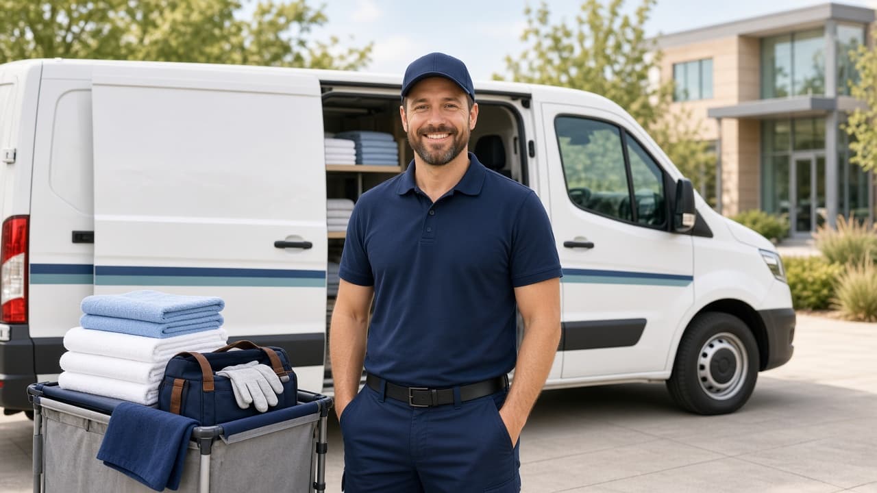 Linen & Towel Service industry scene