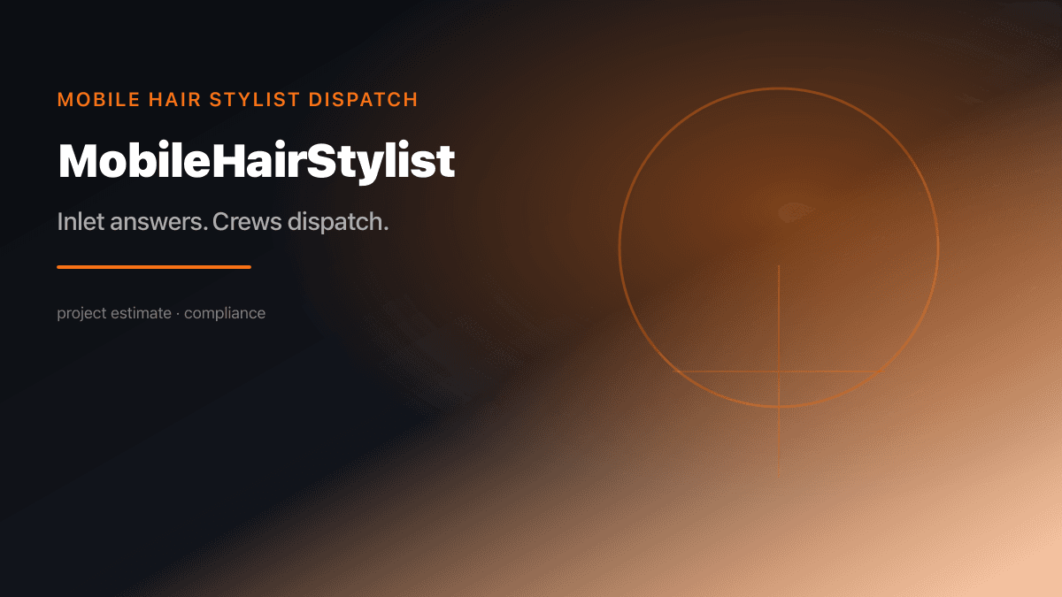 Mobile Hair Stylist industry scene