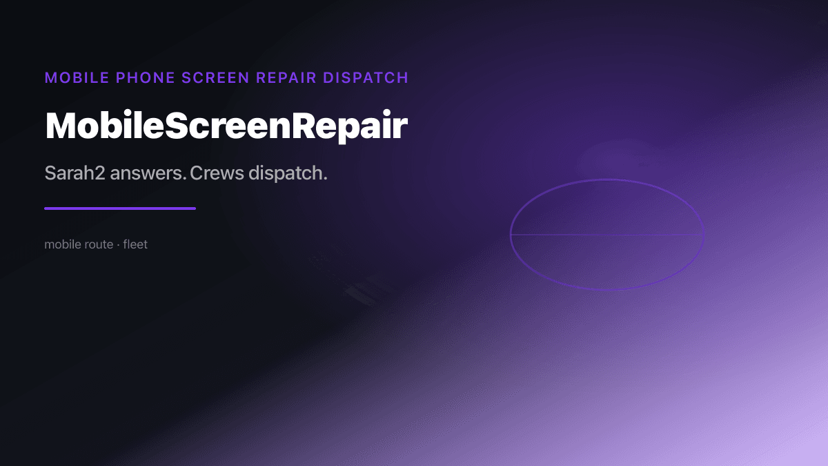 Mobile Phone Screen Repair industry scene