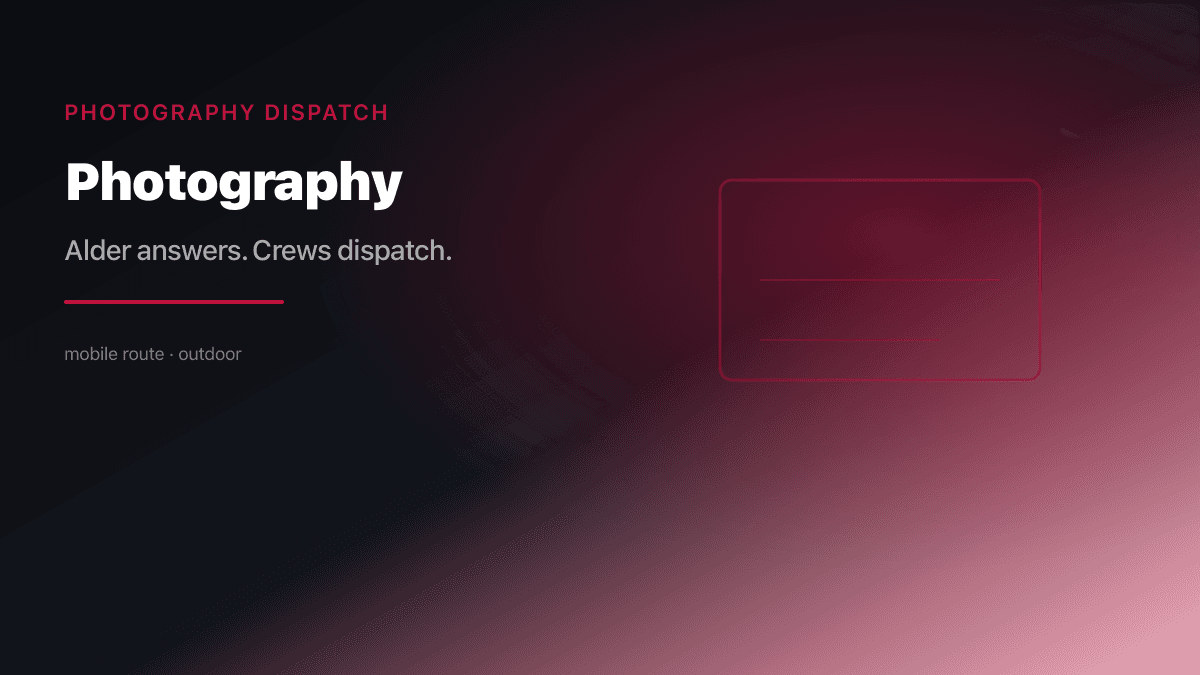 Photography industry scene