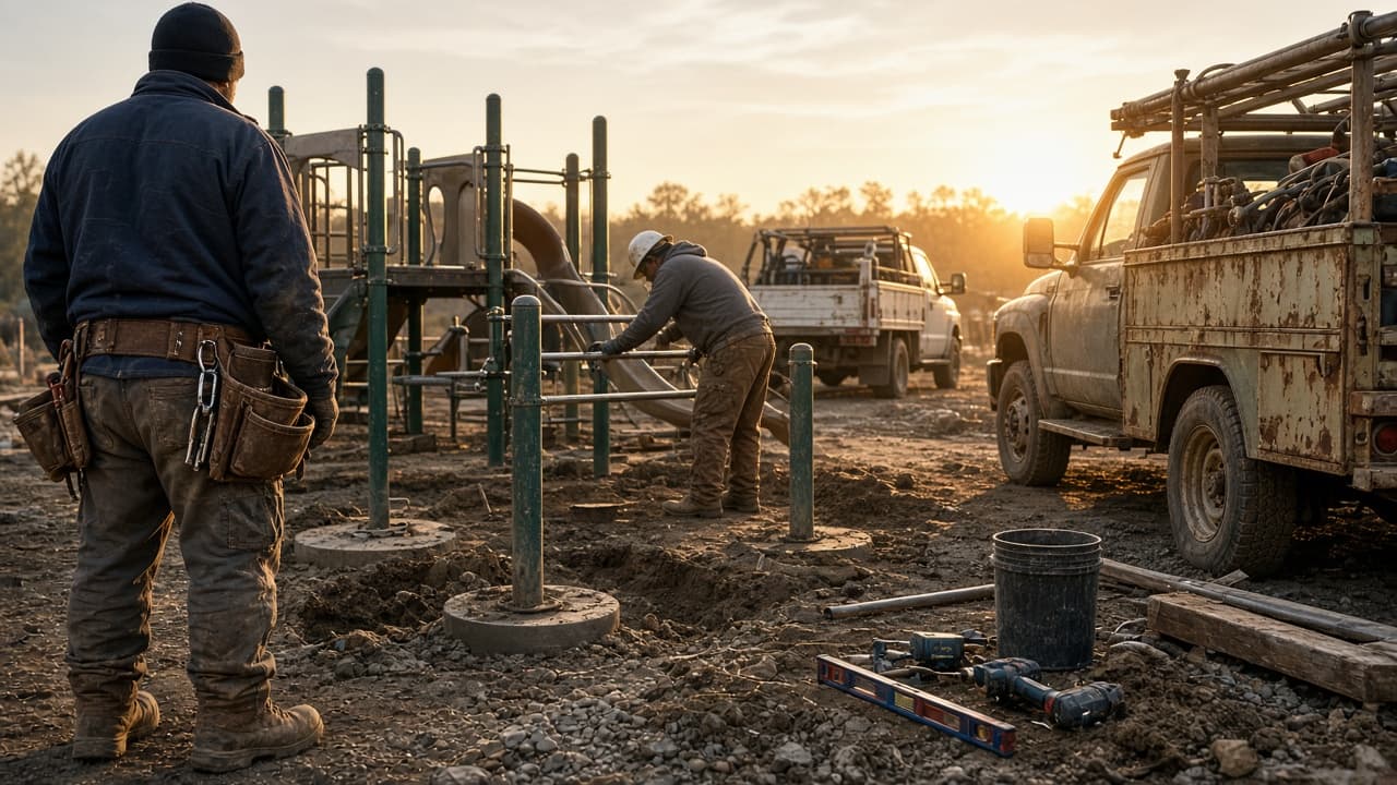 Playground Installation industry scene