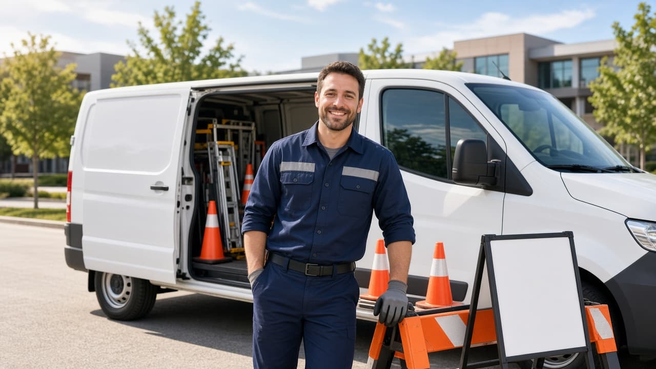 Portable Sign & Barricade Rental industry scene